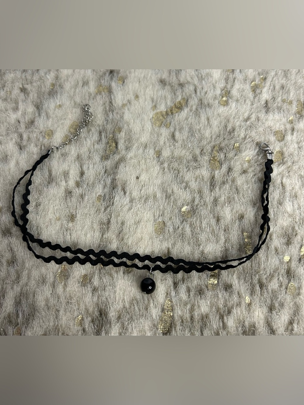 5 for $25🔥Layered Black Gothcore Choker Pendant‎ Necklace